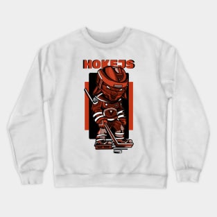 Hokejs White Crewneck Sweatshirt